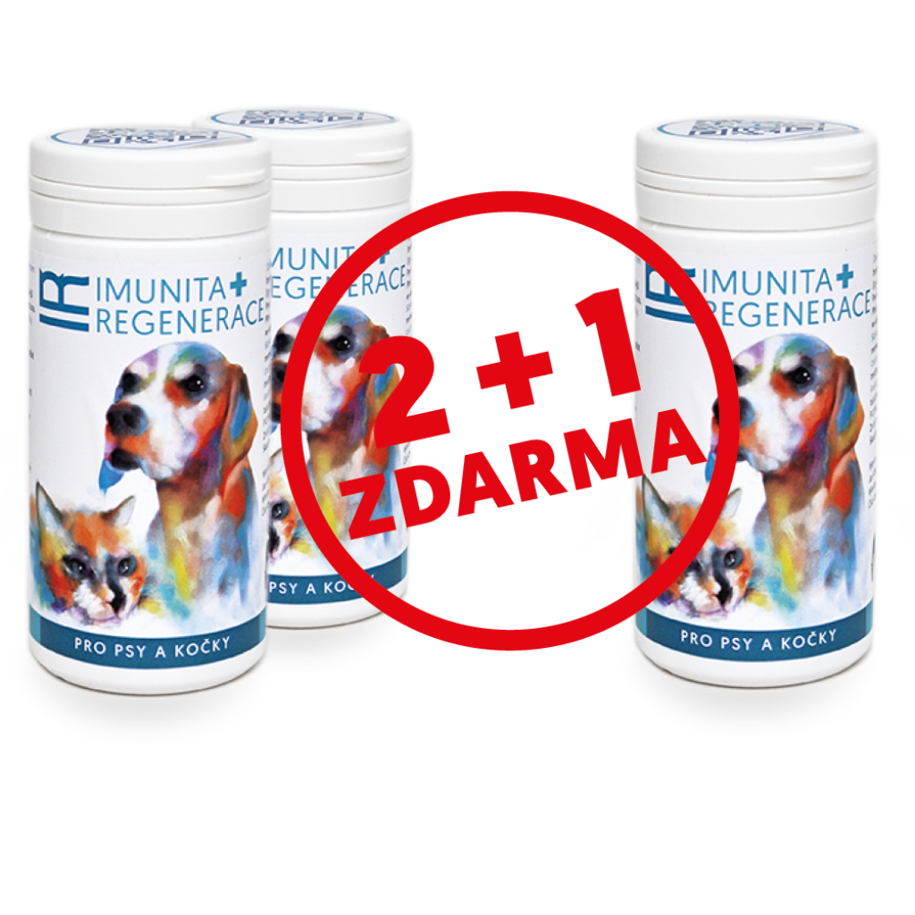 IR IMUNITA A REGENERACE pro psy a kočky 80g - AKCE 2+1 ZDARMA