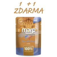 Marp Holistic Plus kapsička pro kočky - Tuňák s krevetami v želé 55g 1+1 ZDARMA