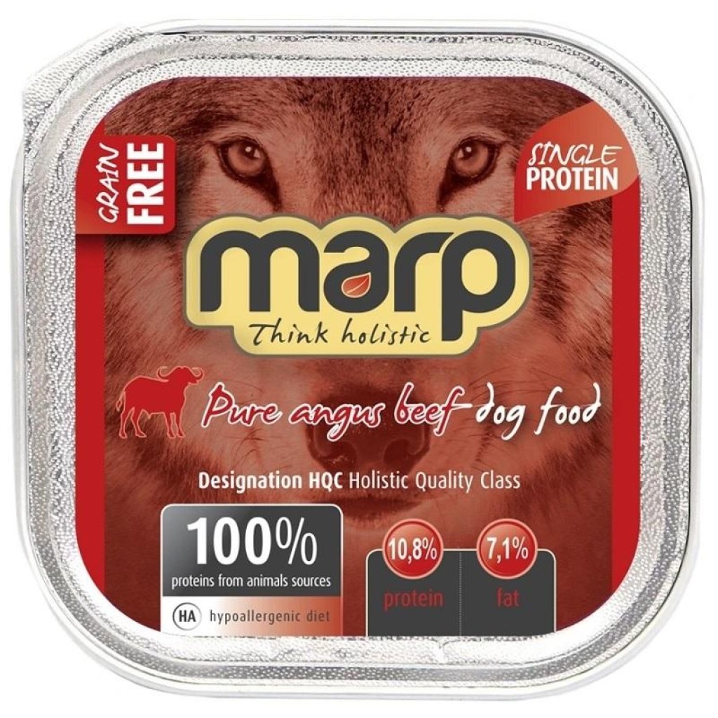 Marp Dog Angus Beef vanička pro psy s hovězím 100g
