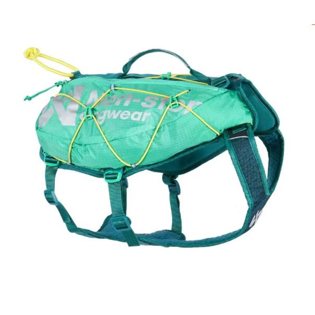 Non-stop Dogwear Batoh Trail light dog backpack - teal