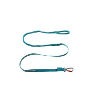 Non-stop Dogwear Touring Bungee Leash 2,8m/23mm Teal - Vodítko s amortizérem pro velké psy 