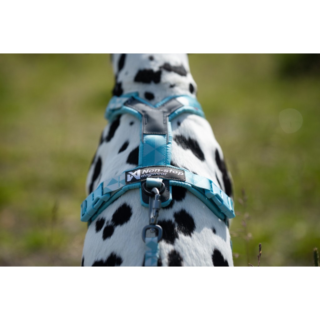 Non-stop Dogwear Postroj Trekking line harness CLIP'N™ - světle modrá