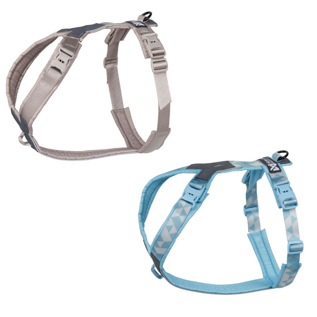 Non-stop Dogwear Postroj Trekking line harness CLIP'N™ - světle modrá