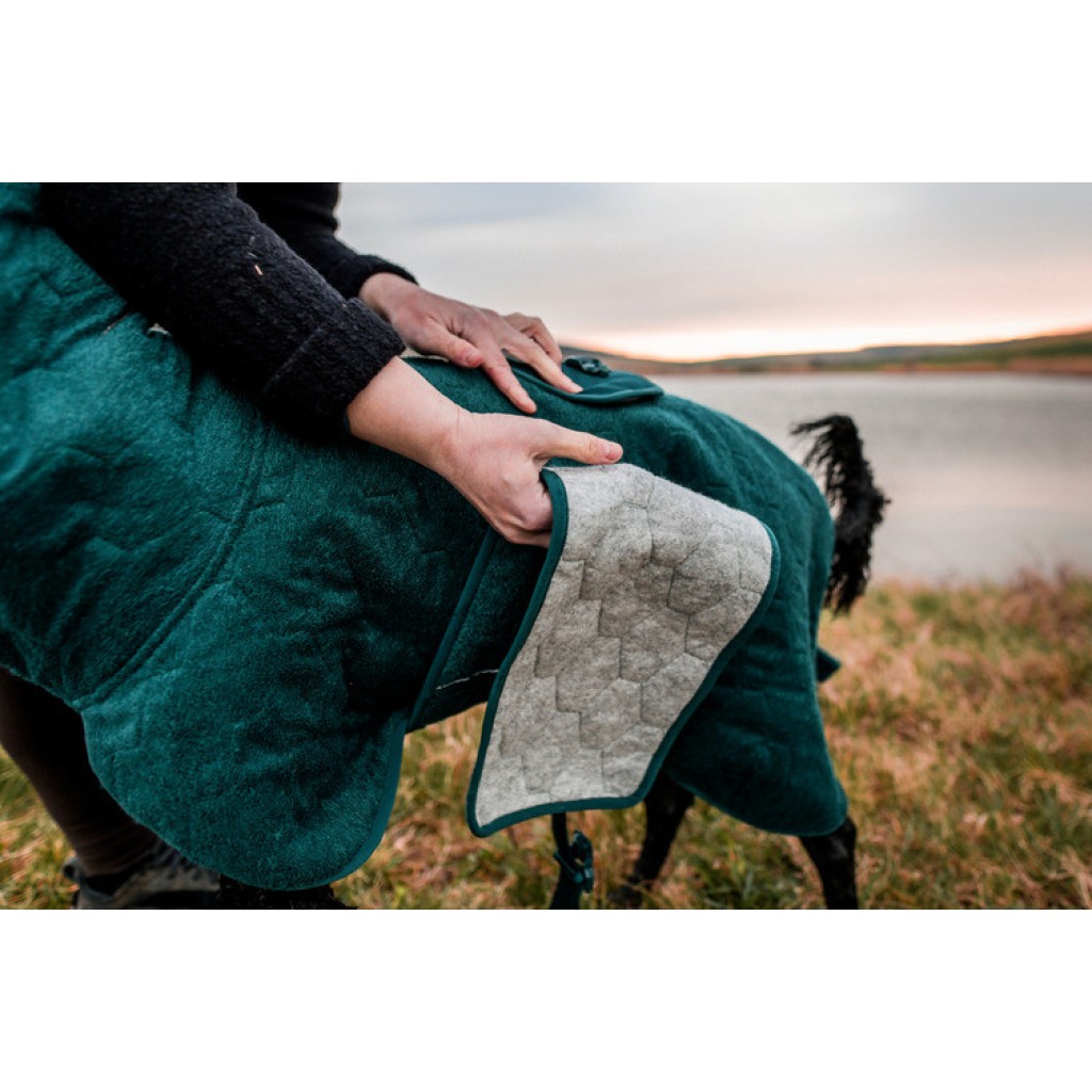 Župan Drying coat - teal velikost 40-70