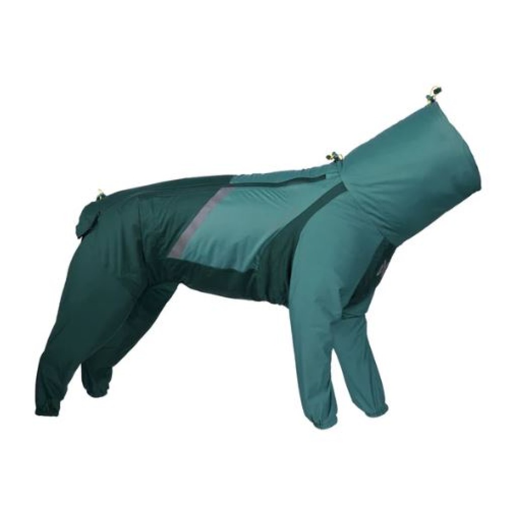 Non-stop Dogwear celotělová pláštěnka Fjord overall raincoat teal vel. 30 - 40