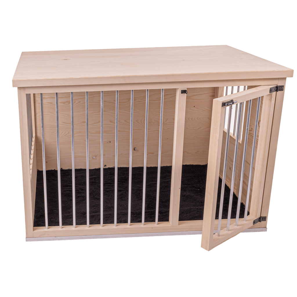 Interiérová klec Loype Hytte L 85 cm (v) x 124 cm (š) x 77 cm přírodní