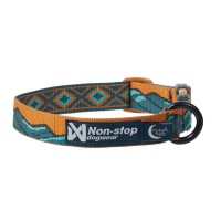 Non-stop Dogwear Obojek Trail quest collar Rachel Pohl - teal/oak