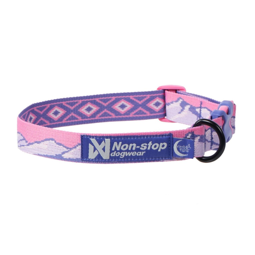 Non-stop Dogwear Obojek Trail quest collar Rachel Pohl - purple/pink
