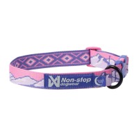 Non-stop Dogwear Obojek Trail quest collar Rachel Pohl - purple/pink