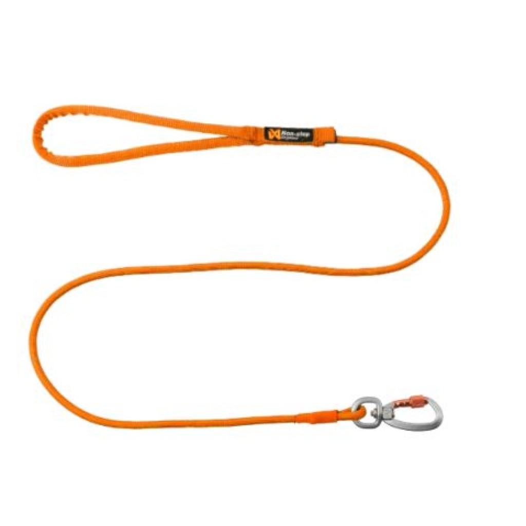 Non-stop Dogwear Trekking rope leash 1,2m/6mm - oranžová