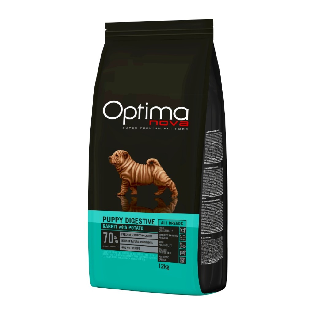 OPTIMAnova dog PUPPY DIGESTIVE GRAIN FREE Rabbit 12kg