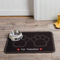 PET REBELLION- Kobereček pod misku Dinner Mate Jet Black 40x60cm