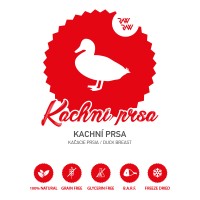 Raw Raw pamlsky mrazem sušená Kachní prsa 70g