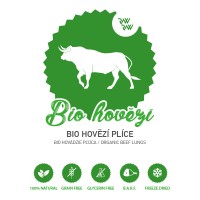 Raw Raw pamlsky mrazem sušené BIO Hovězí plíce 50g