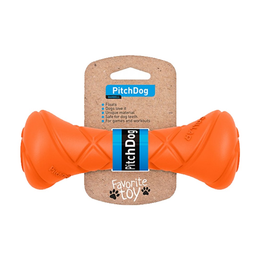 PitchDog činka pro psy  oranžová
