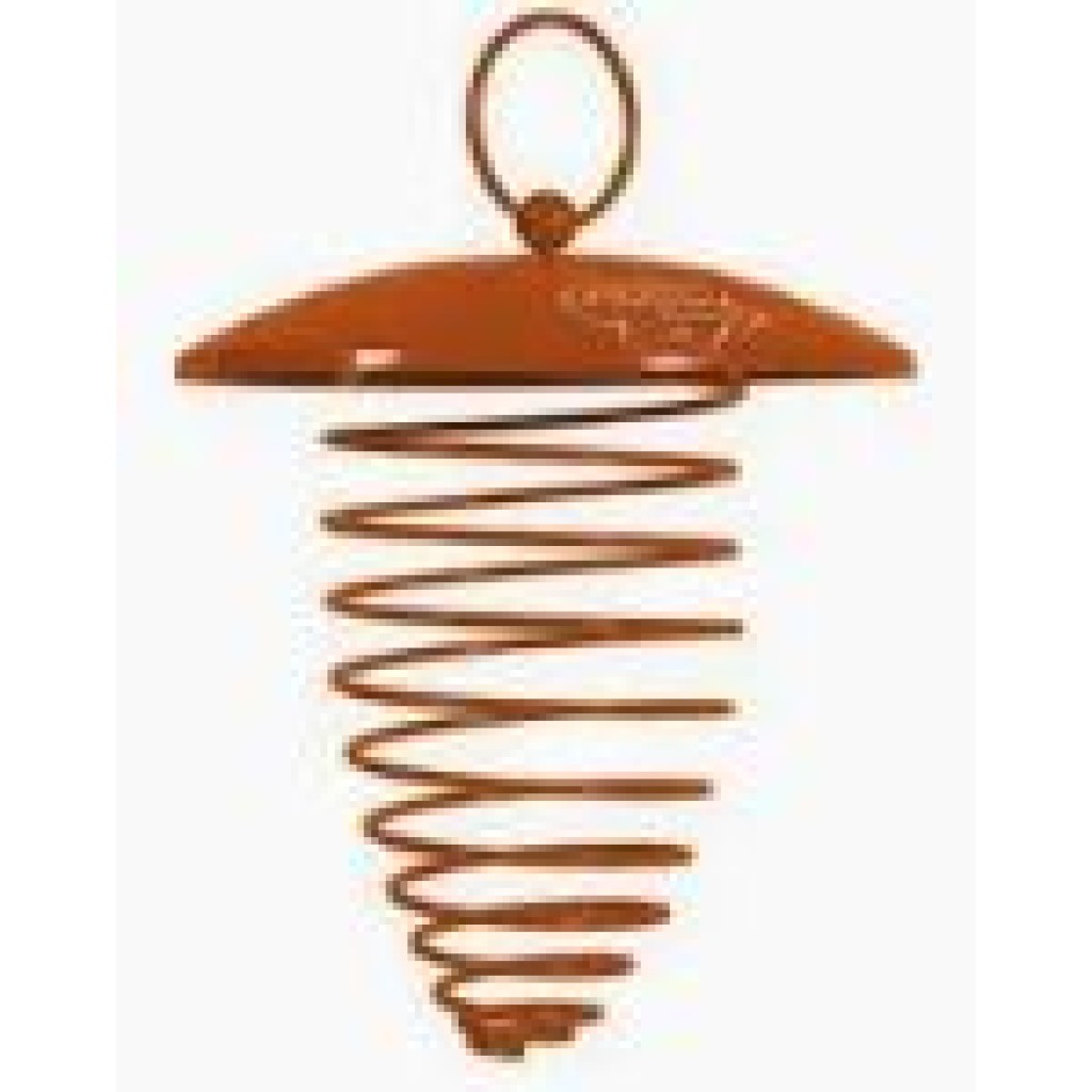 Krmítko venkovní SPIRAL na loj.koule kov oranžová Zolux