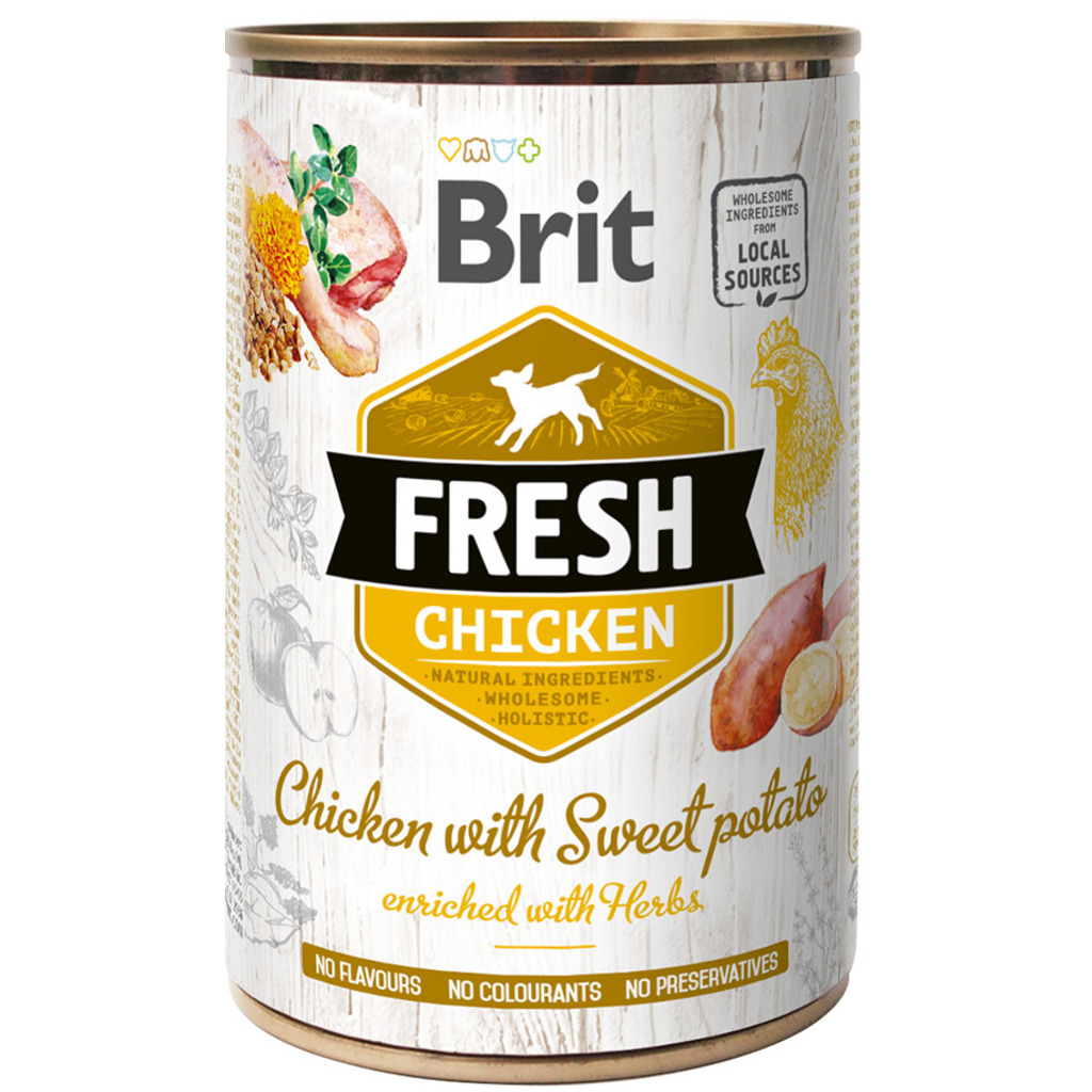 Brit Fresh Chicken with Sweet Potato 400g