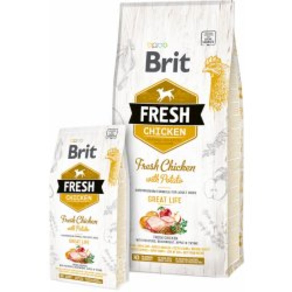 Brit Fresh Chicken with Potato Adult Great Life 12kg