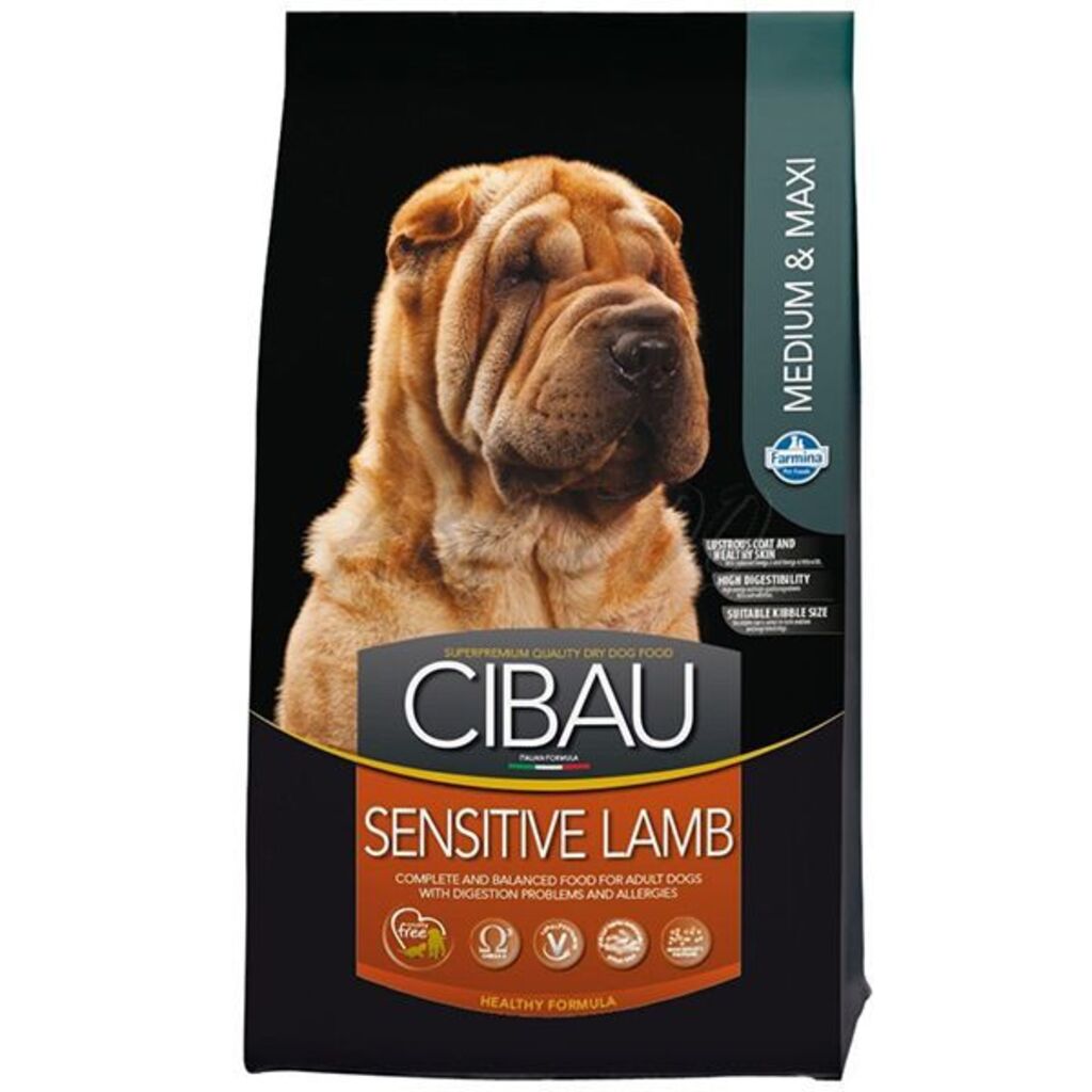 Cibau Sensitive Lamb Medium & Maxi 12kg + 2kg ZDARMA (do vyprodání)