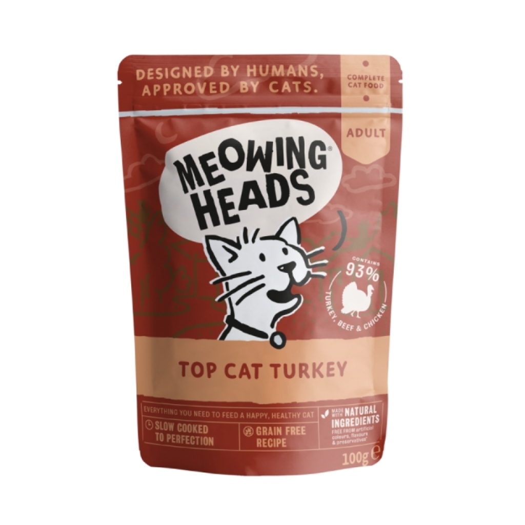 Meowing Heads Top Cat Turkey - kapsička 