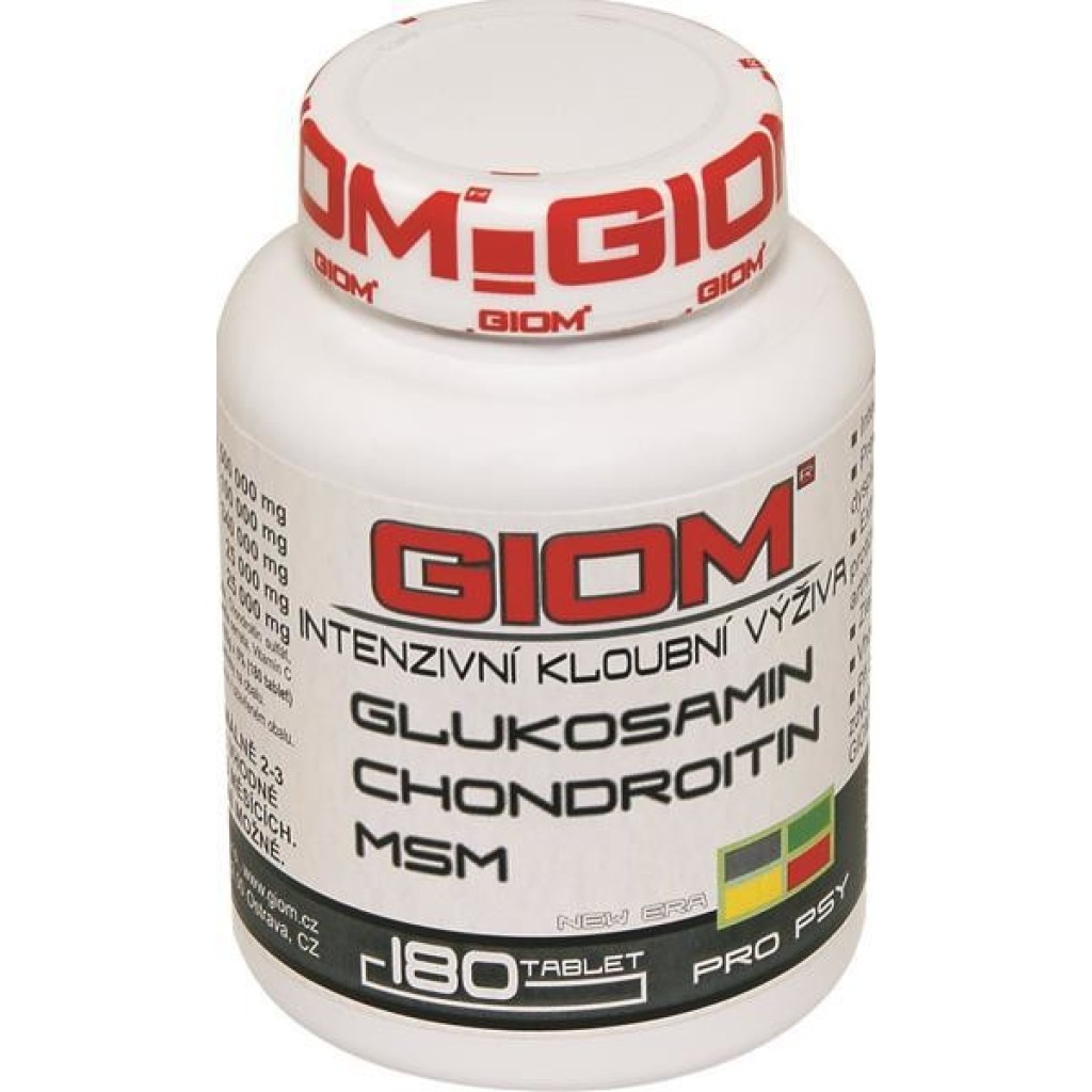 Giom S pes Intenzivní kloubní výživa 180 tbl + 25%zdarma