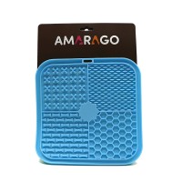 Amarago lízací podložka hranatá 20x20cm světle modrá