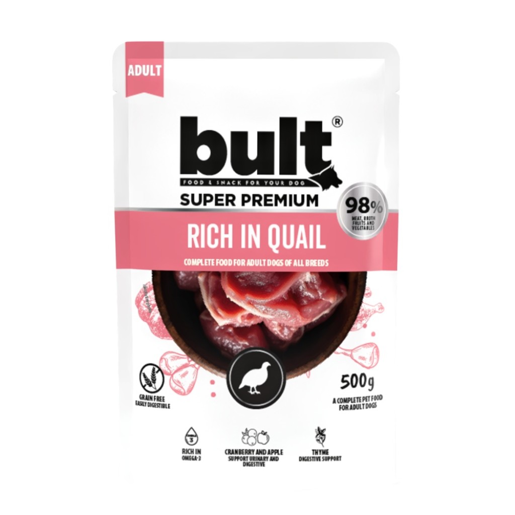 Bult Dog křepelka, kapsička 500 g