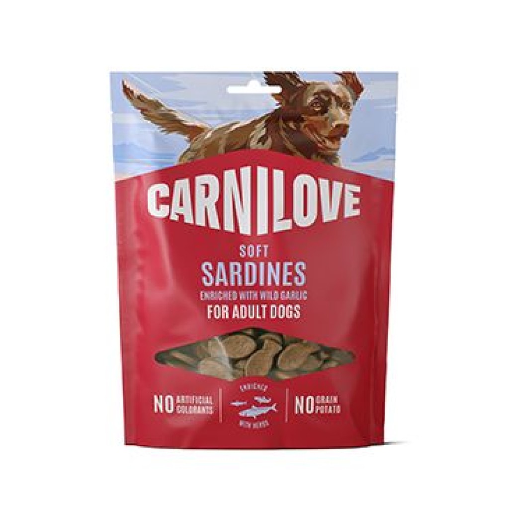 Carnilove Dog Soft Snack Sardines+Wild garlic 200g
