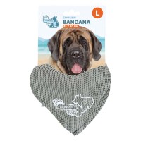 CoolPets chladící šátek Beige 85x40cm / L