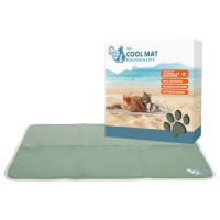 CoolPets gelová chladící podložka Olivová XL (70x120cm)