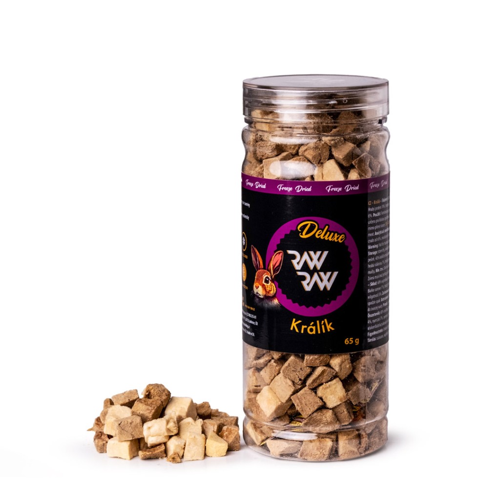 RAW RAW Deluxe mrazem sušený Králík 65g
