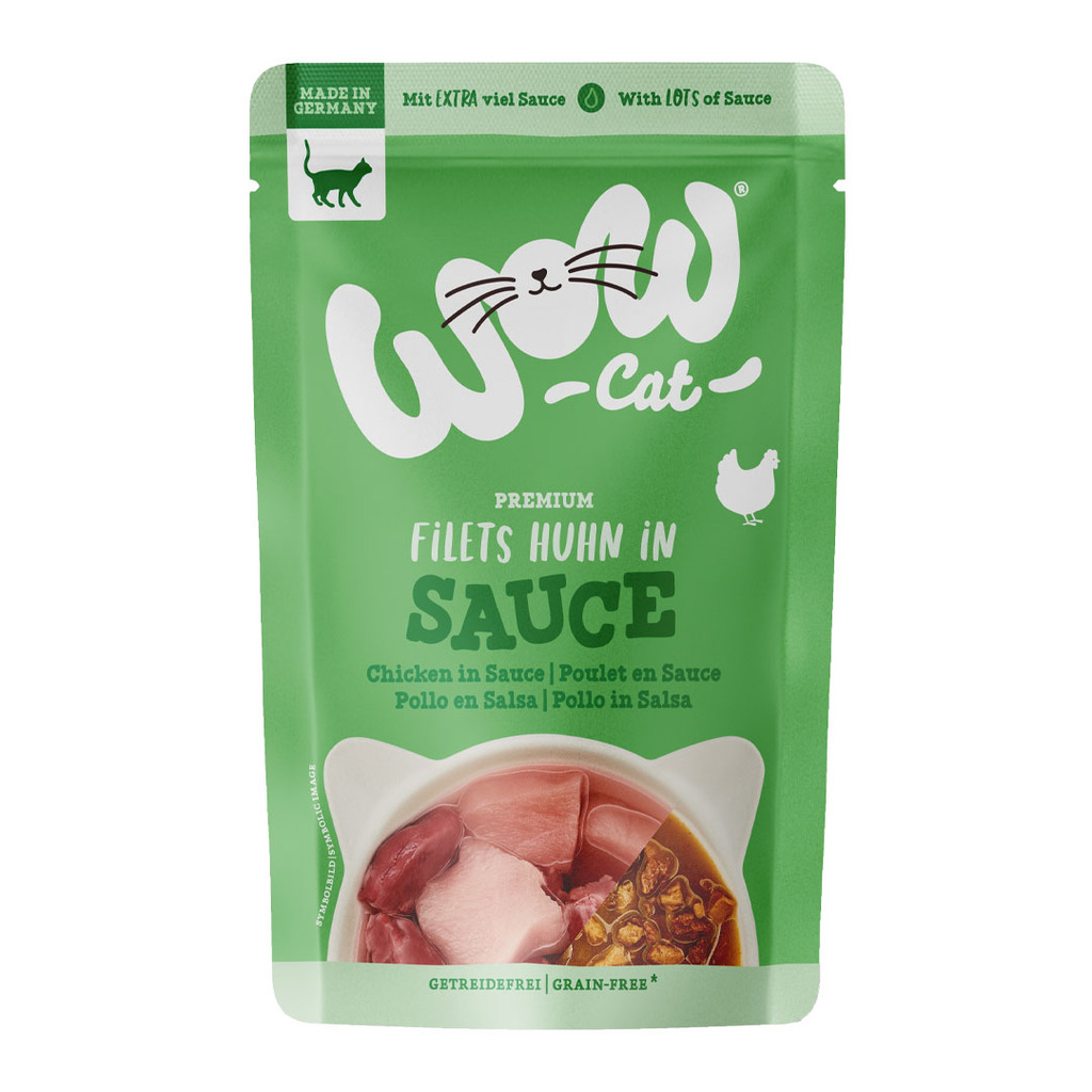 WOW Cat kapsička Sauce Kuřecí Adult 85g