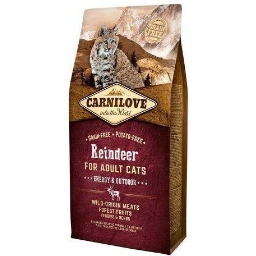 Carnilove Cat Reindeer for Adult Energy & Outdoor 2kg