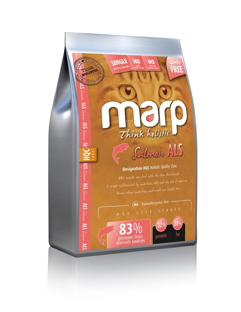 Marp Cat Holistic Salmon - lososové bez obilovin pro kočky 0,5kg