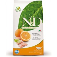 N&D Grain Free CAT Ocean Adult Fish & Orange 10kg (Ryba s pomerančem)