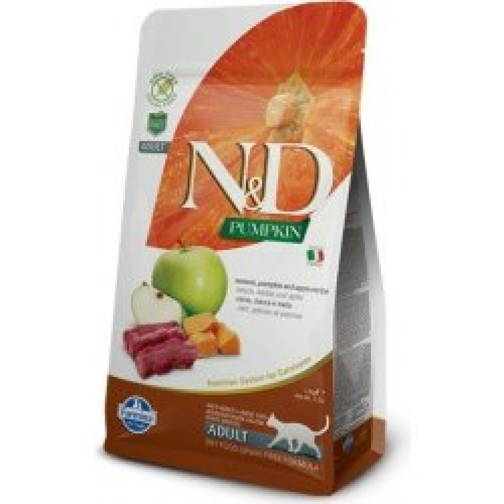 N&D Grain Free Pumpkin CAT Venison & Apple 1,5kg