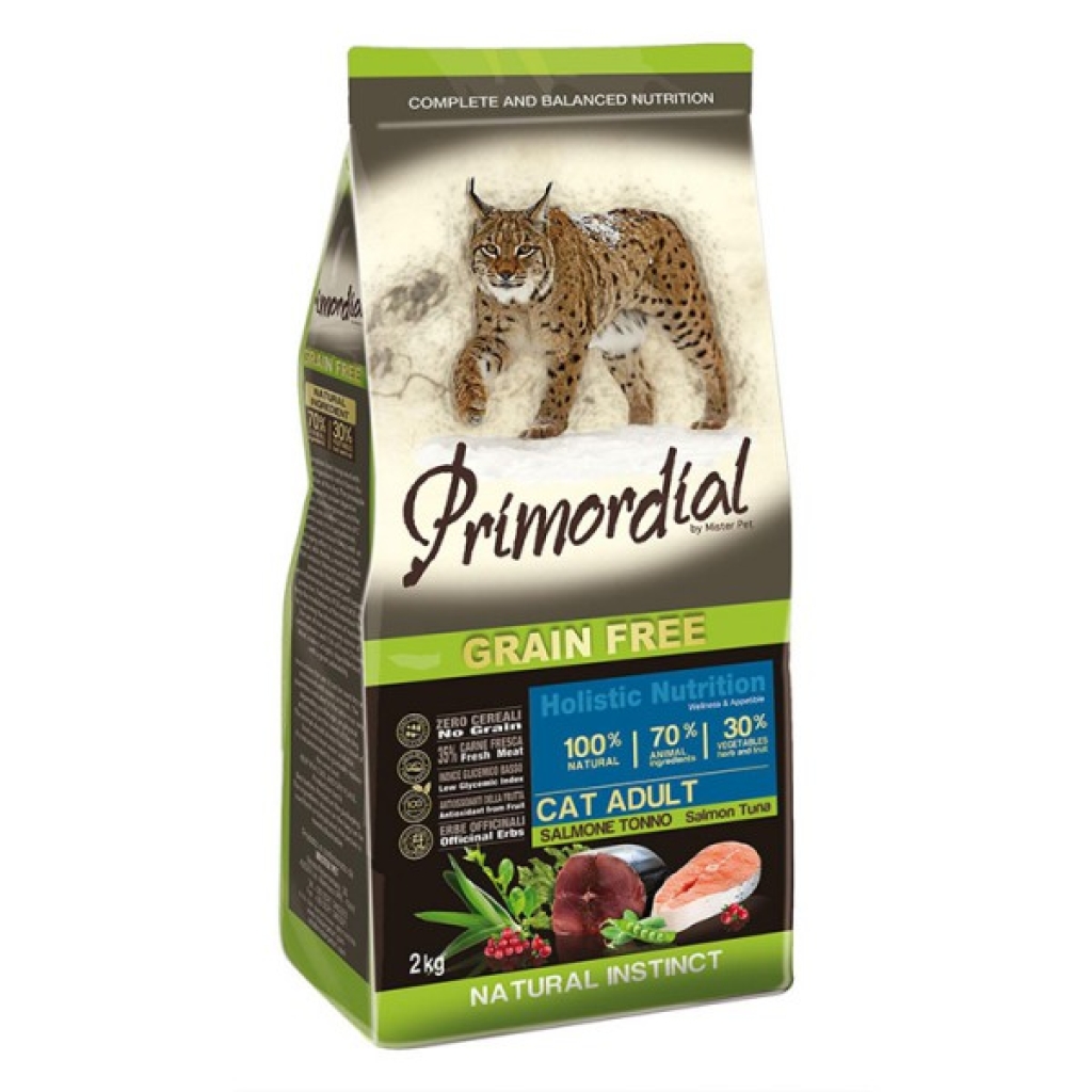 Primordial Grain-Free Cat Adult Salmon & Tuna 2kg