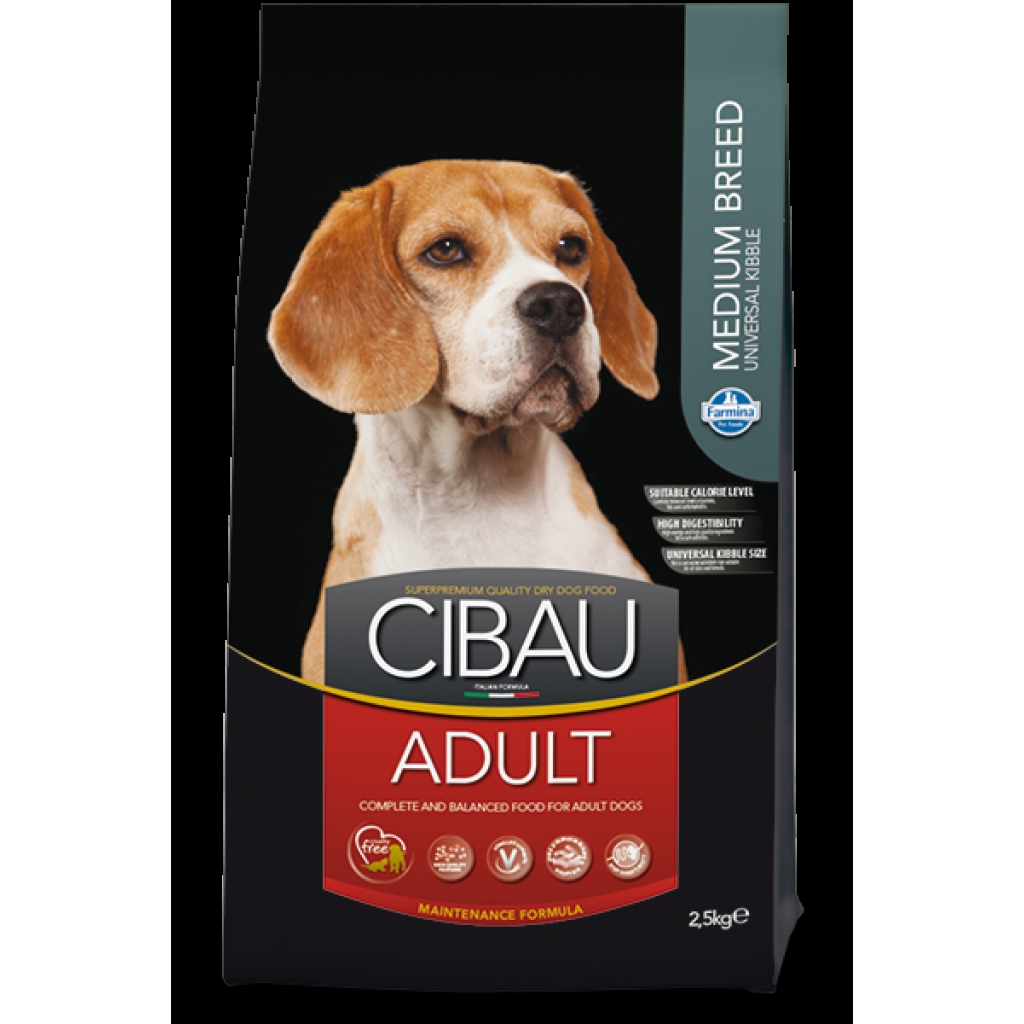 Cibau Adult Medium 12kg + 2kg ZDARMA (do vyprodání)