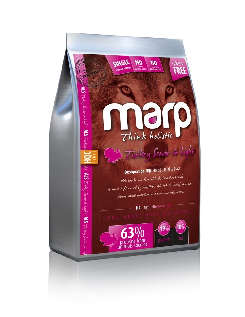 Marp Dog Holistic Turkey S&L - Krůtí Senior & Light bez obilovin 12kg