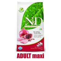 N&D Grain Free DOG Adult Maxi Chicken&Pomegranate 12kg (kuře a granátové jablko)