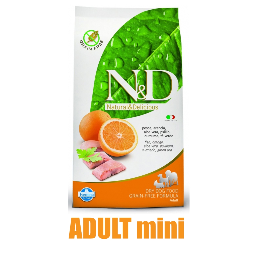 N&D OCEAN DOG Adult Mini Herring & Orange 2,5kg