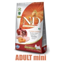 N&D Grain Free Pumpkin DOG Adult Mini Chicken&Pomegranate 2,5kg
