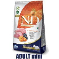 N&D Grain Free Pumpkin DOG Adult Mini Lamb & Blueberry 2,5kg