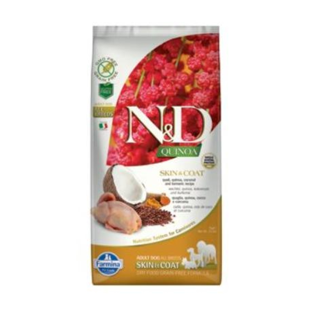 N&D Grain Free Quinoa DOG Skin&Coat Quail & Coconut 2,5kg