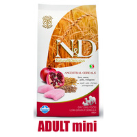 N&D Low Grain DOG Adult Mini Chicken & Pomegranate 7kg 