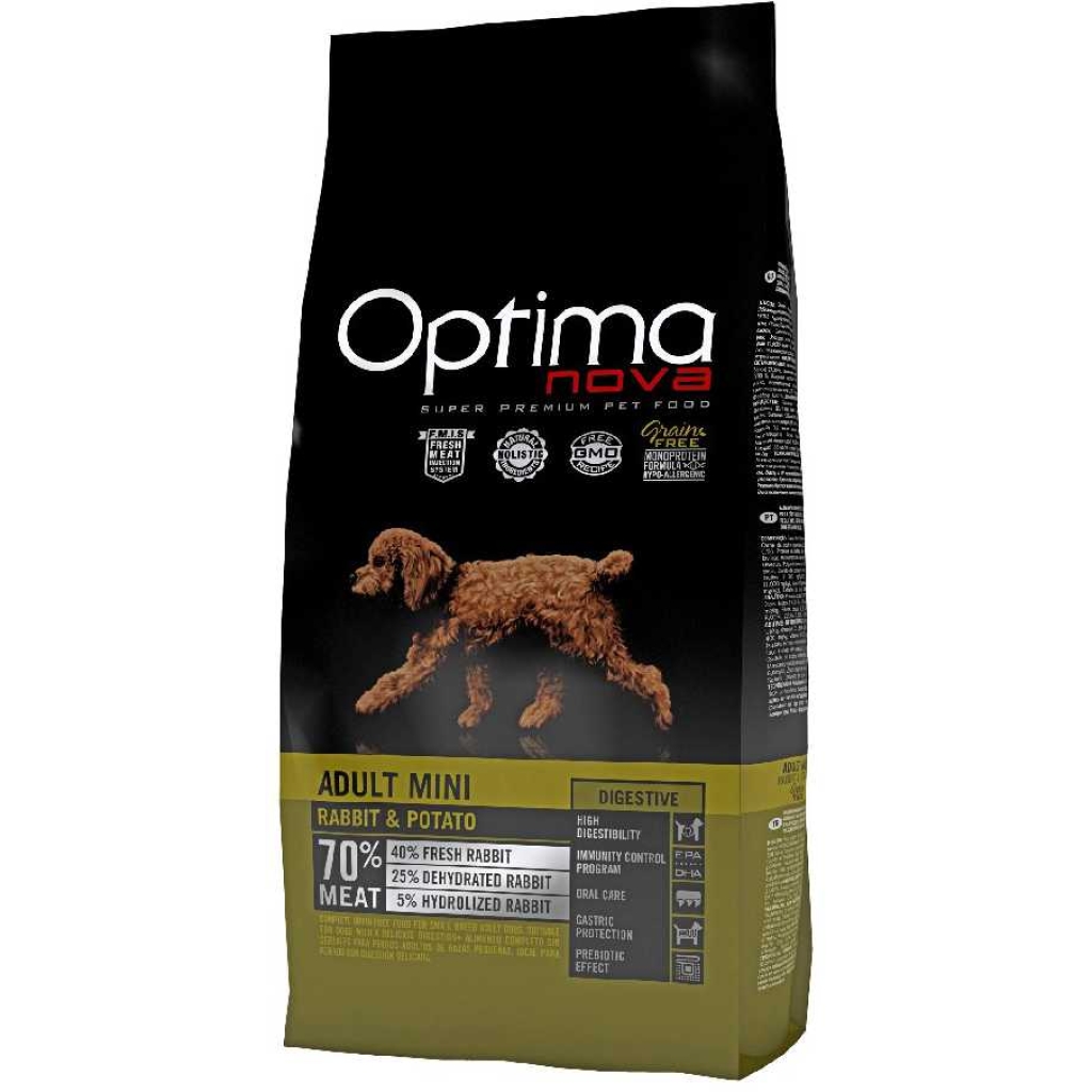 OPTIMAnova dog ADULT MINI DIGESTIVE GRAIN FREE Rabbit 2kg