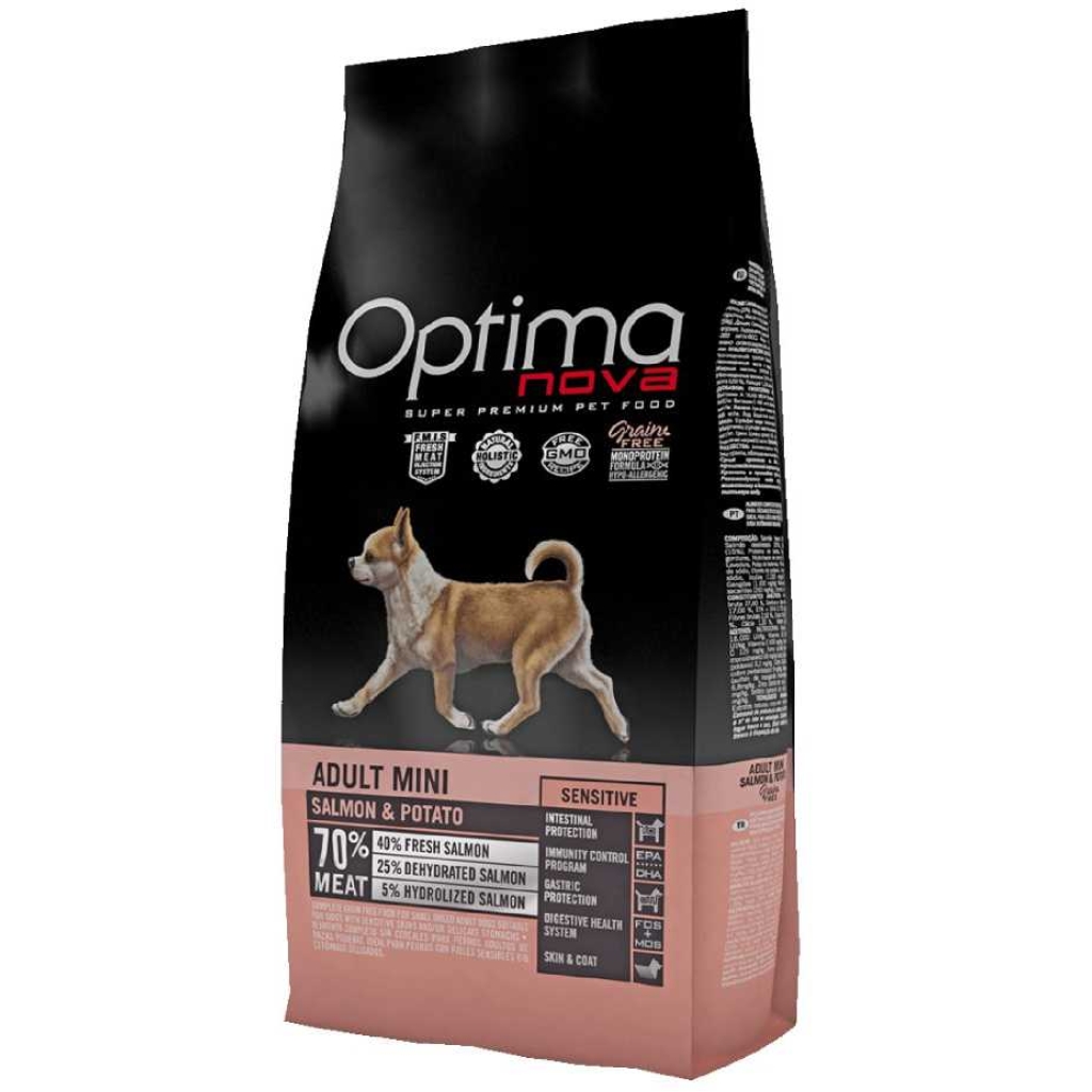 OPTIMAnova dog ADULT MINI SENSITIVE GRAIN FREE Salmon 2kg