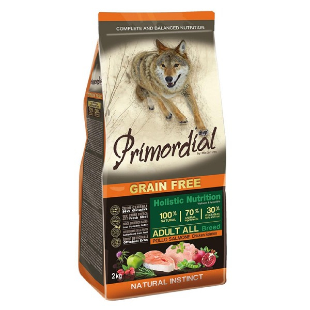 Primordial Grain-Free Adult Chicken & Salmon 12kg