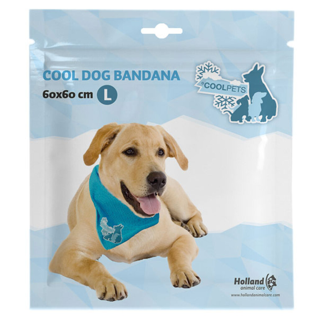 Coolpets BANDANA - chladící šátek L 60x60cm