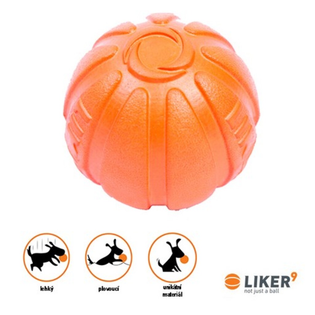 Míček pro psy LIKER z odolného materiálu 9cm